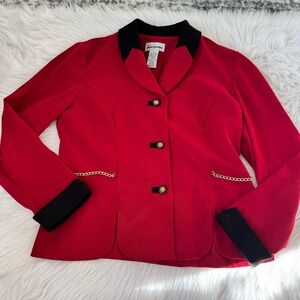 Red blazer